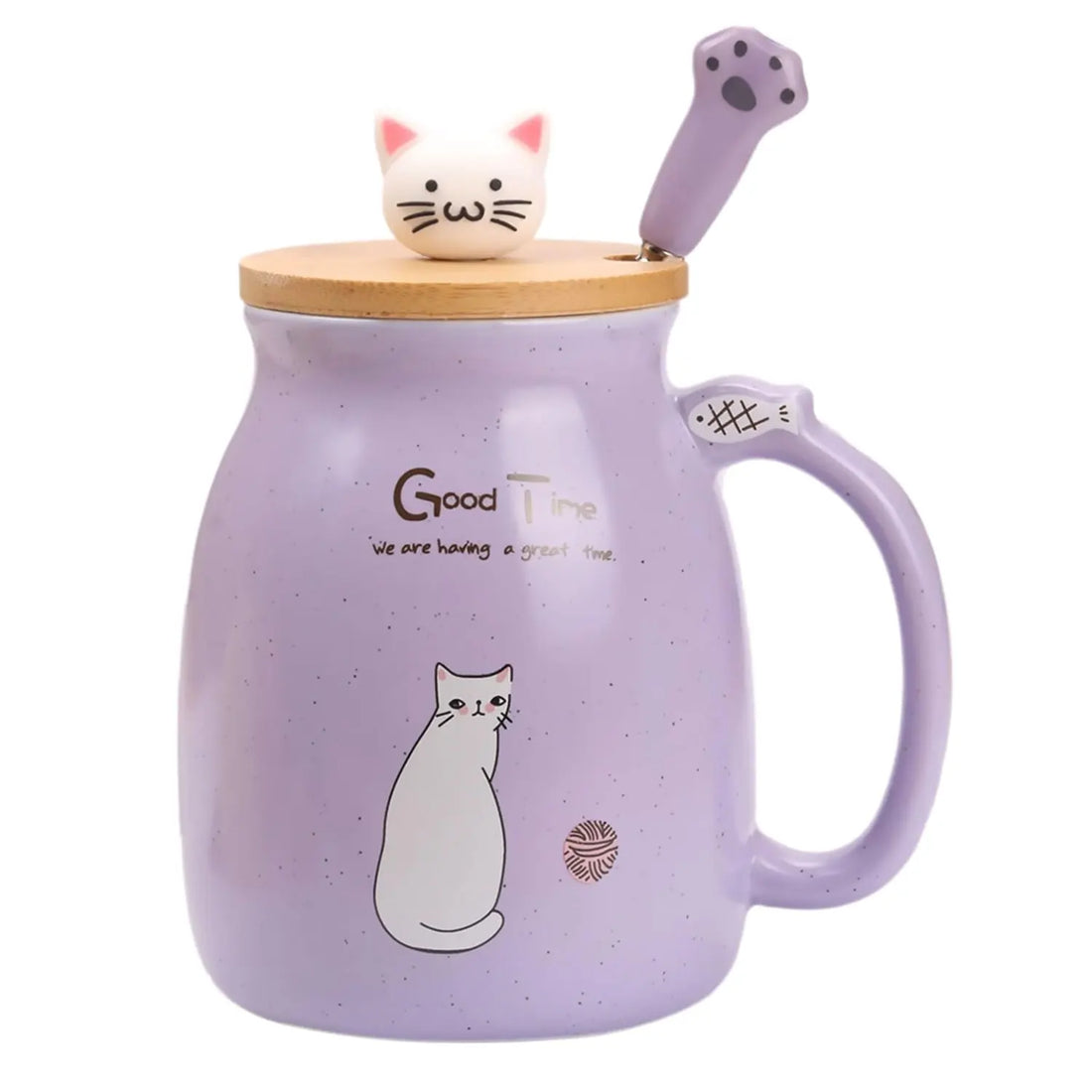 Kawaii Cat Tea Cup Ceramic Mug