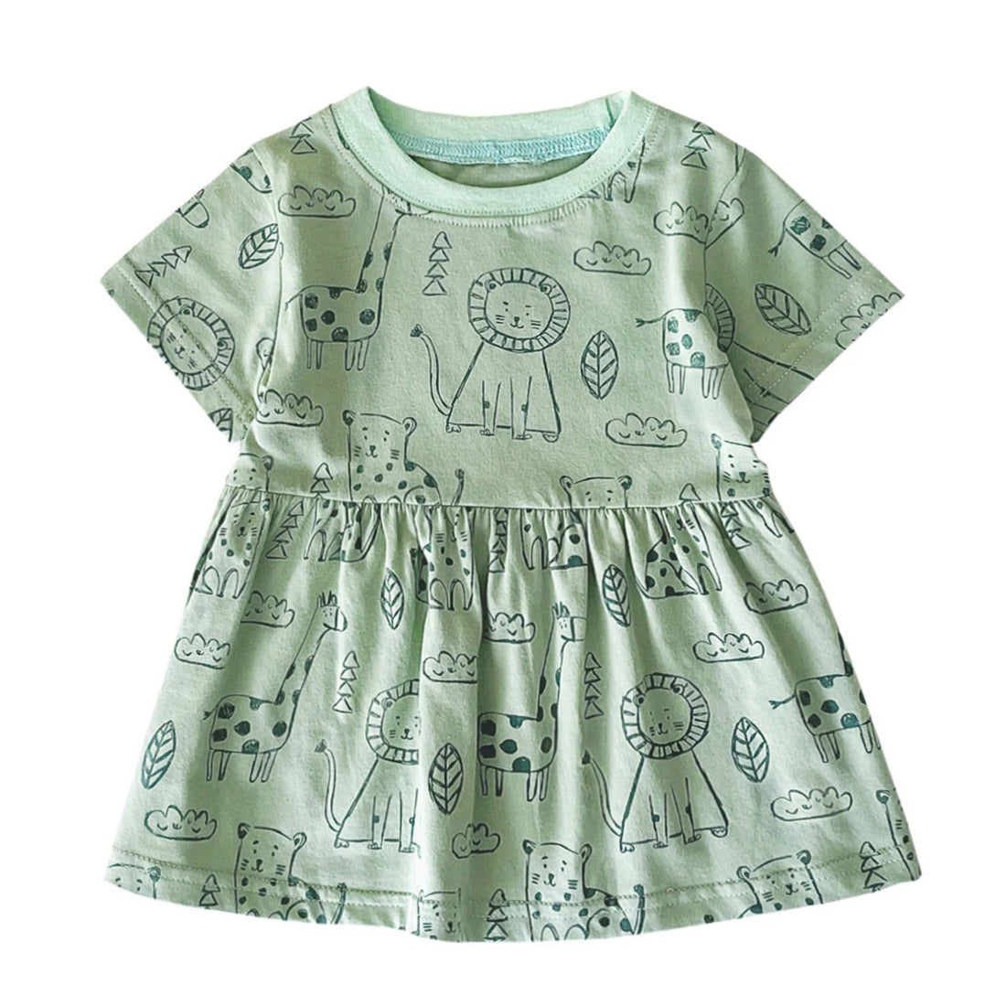 Sanlutoz Short Sleeve Summer Baby Dress