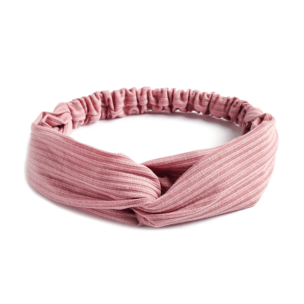 Soft Elastic Knotted Headband