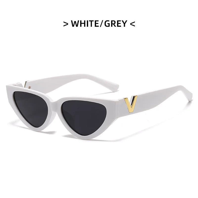 Luxury Glamour Women Brand Kitten Eye Sunglasses