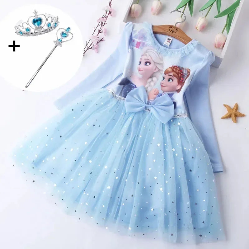 Frozen Elsa Fall Dresses for Girls