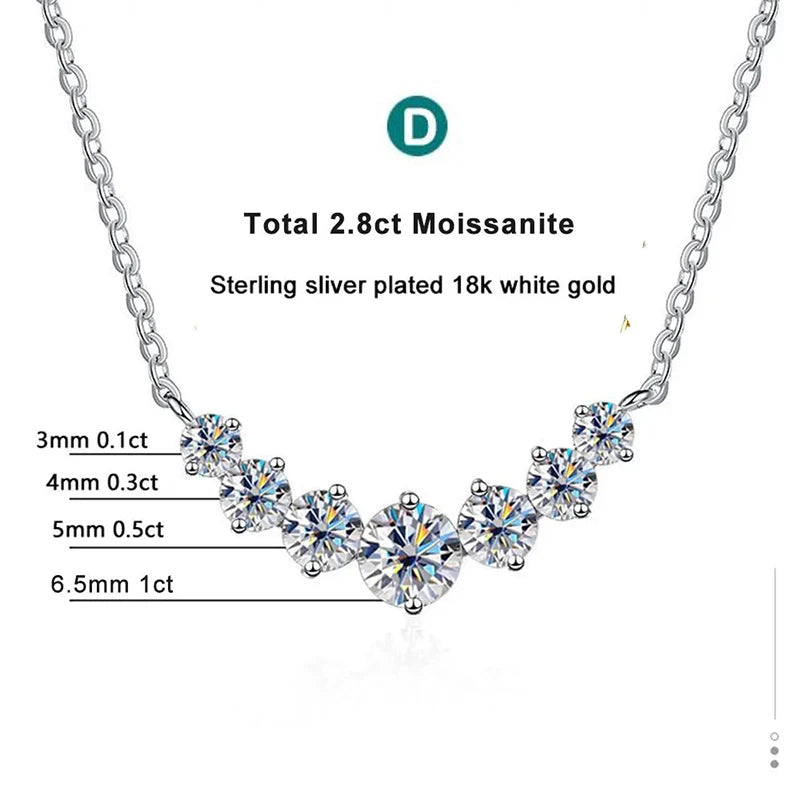 Moissanite Wedding Necklace