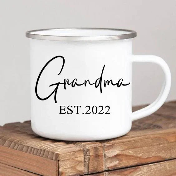 World’s Best Grandma Enamel Mug