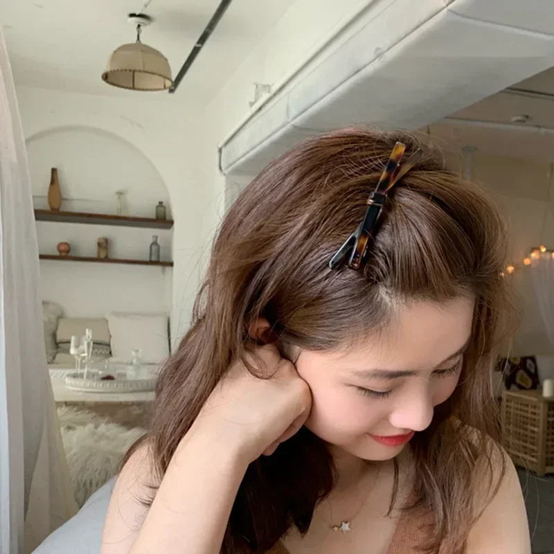 Korean Acrylic Bow Hairpin