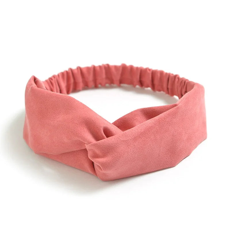 Soft Elastic Knotted Headband