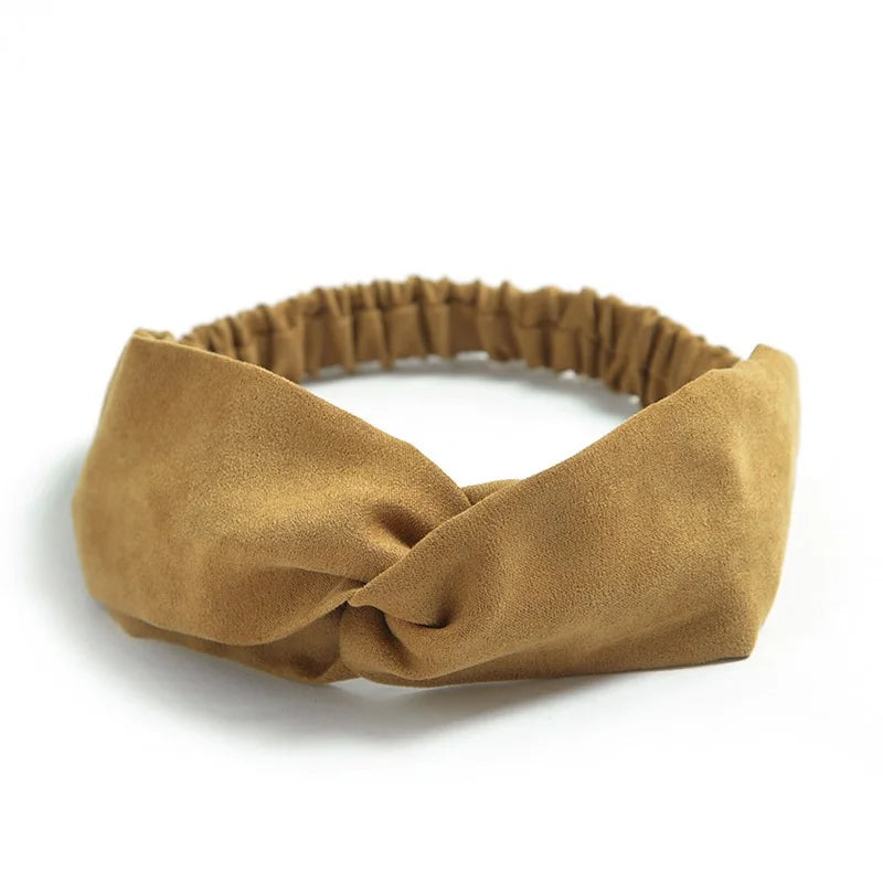 Soft Elastic Knotted Headband