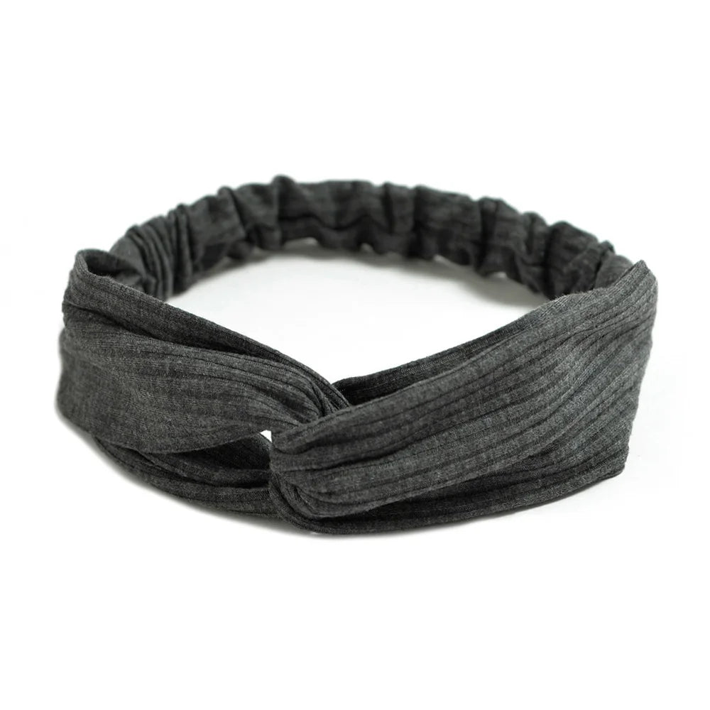 Soft Elastic Knotted Headband