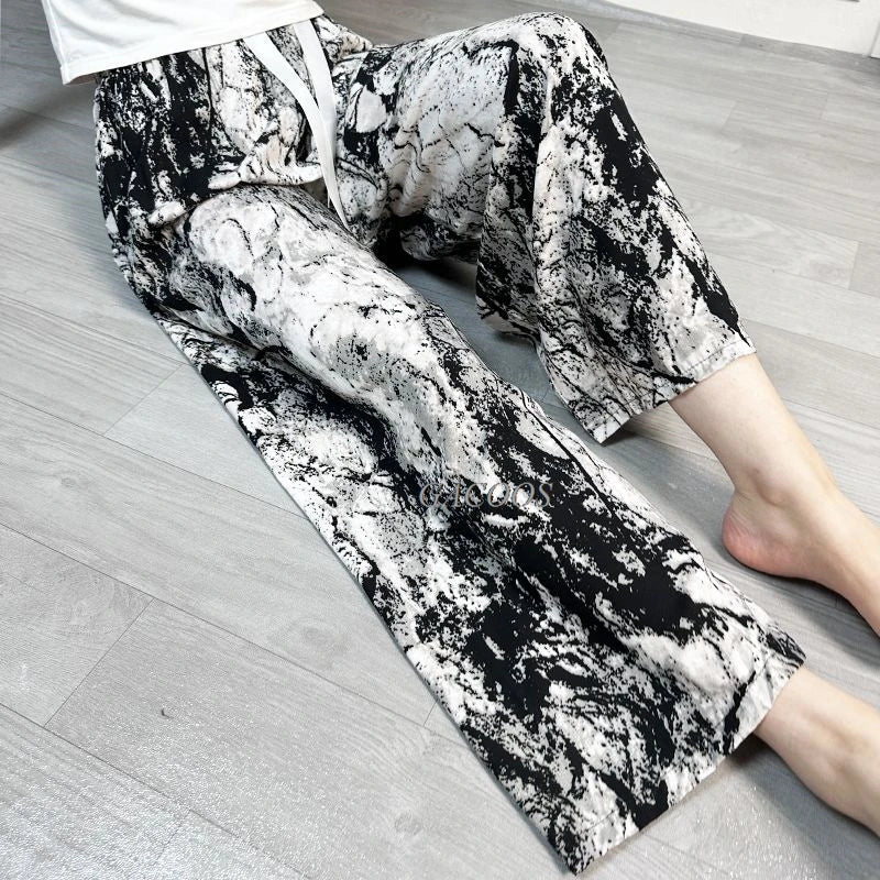 Loose Wide Leg Sleepwear Pants