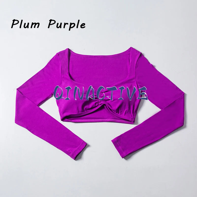 QINACTIVE Women’s Yoga Crop Top