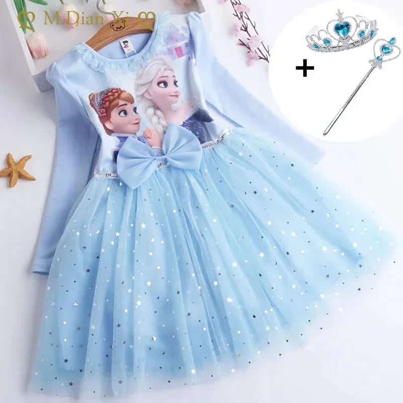 Frozen Elsa Fall Dresses for Girls