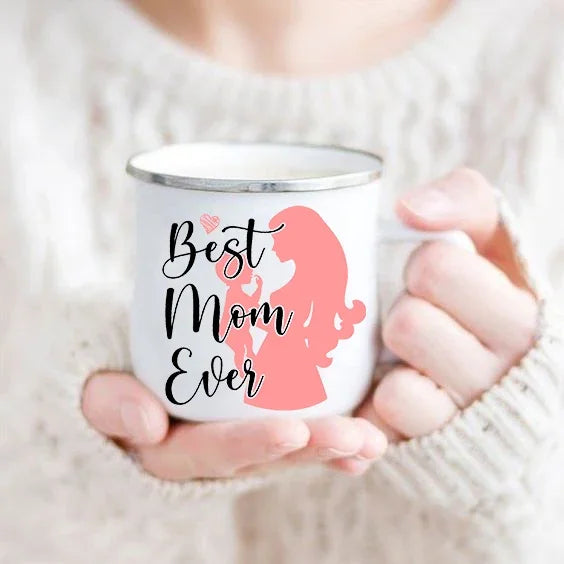 Best Mom Ever Enamel Mug