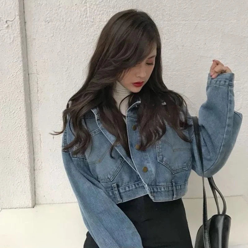 Cropped Denim Jacket