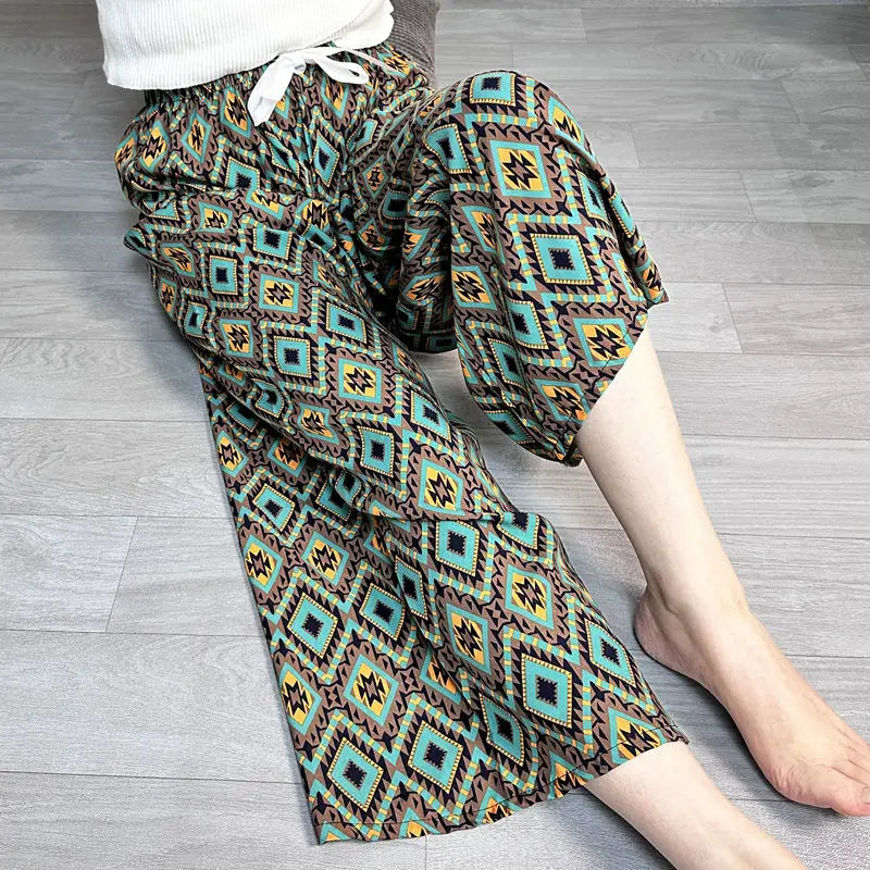 Loose Wide Leg Sleepwear Pants