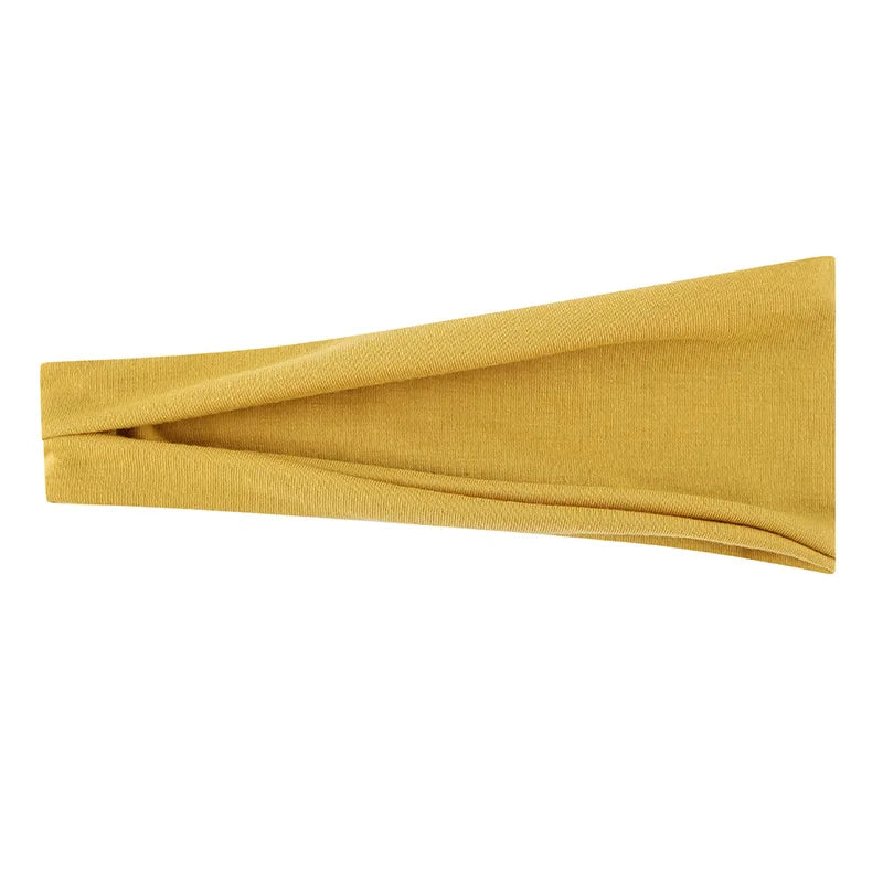 Solid Color Elastic Headband