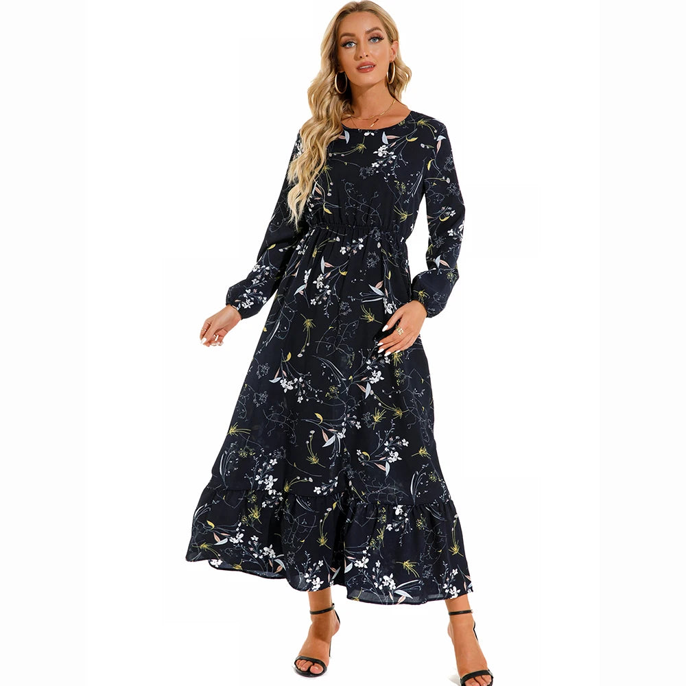 Bohemian Women’s Floral Maxi Dress