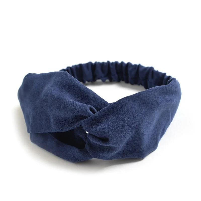 Soft Elastic Knotted Headband