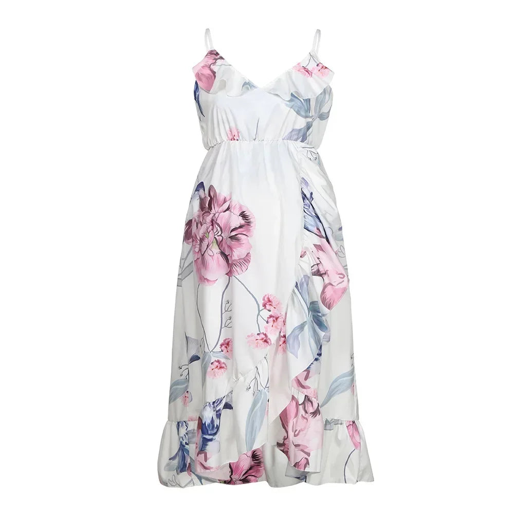 Floral Maternity Slip Dress