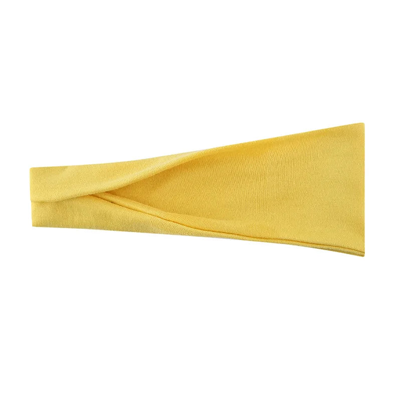 Solid Color Elastic Headband