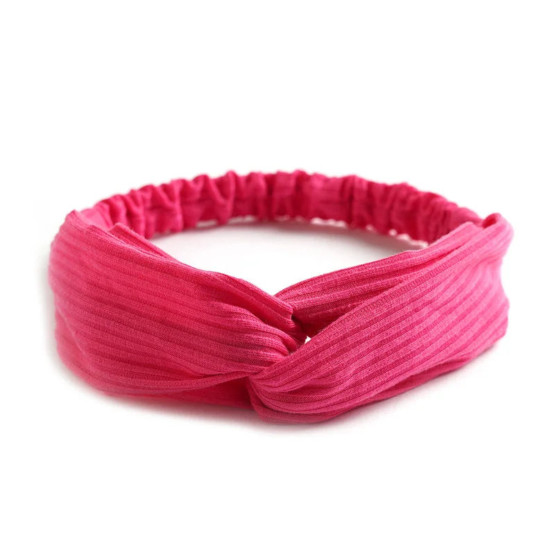 Soft Elastic Knotted Headband