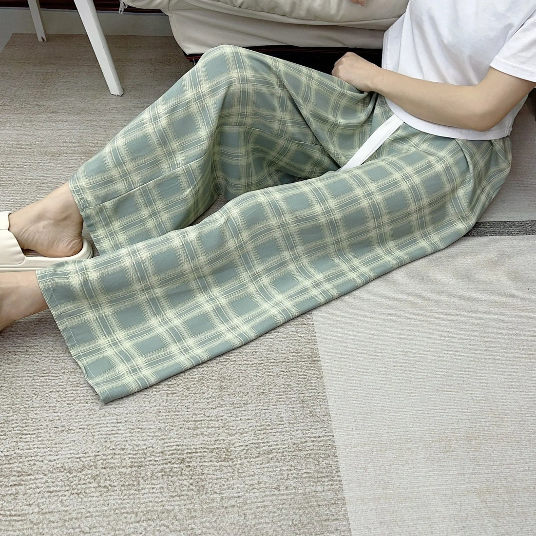 Loose Wide Leg Sleepwear Pants