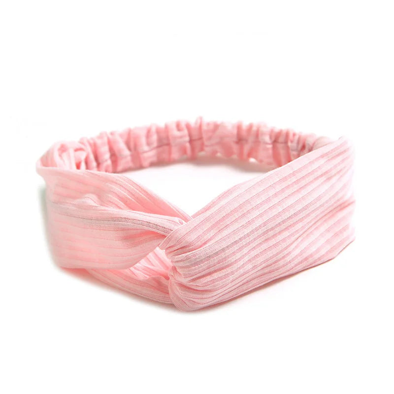 Soft Elastic Knotted Headband