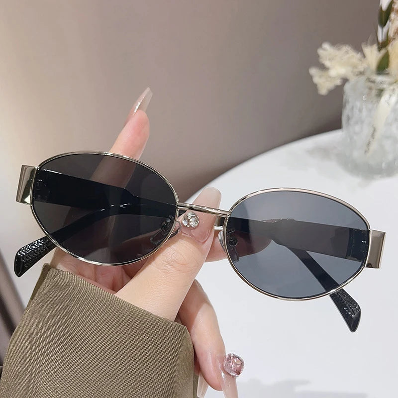 Trendy Oval Sunglasses