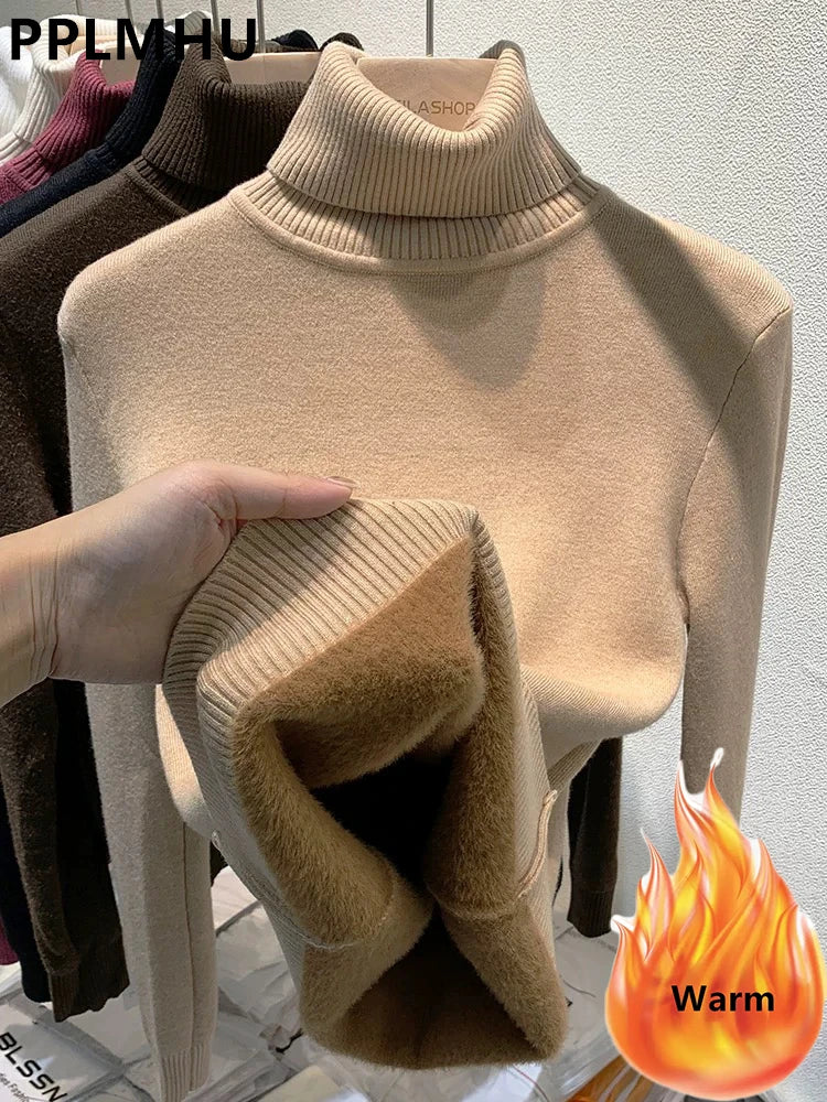 Elegant Turtleneck Winter Sweater