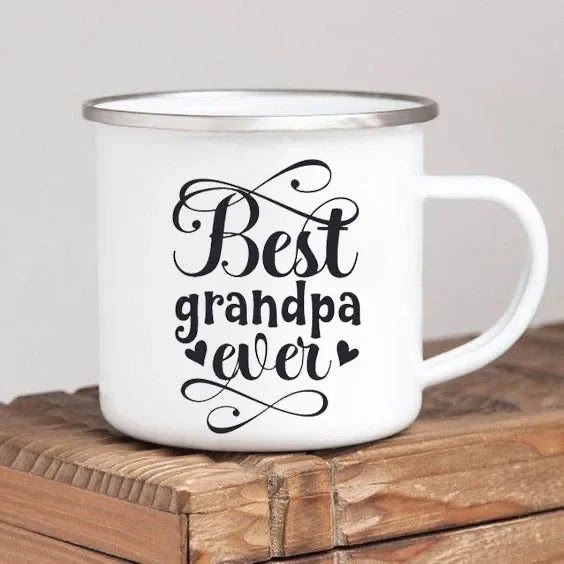 World’s Best Grandma Enamel Mug