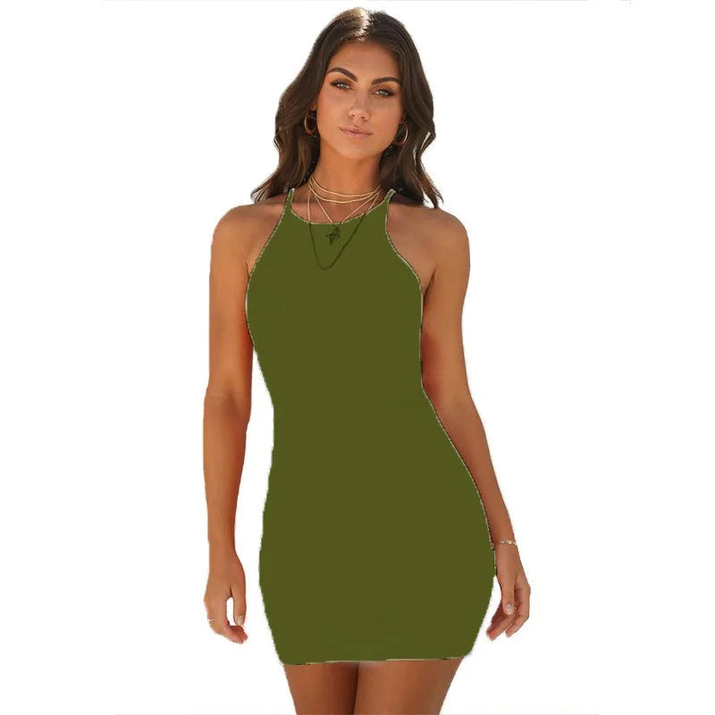 Sexy Sleeveless Tank Mini Bodycon Dress