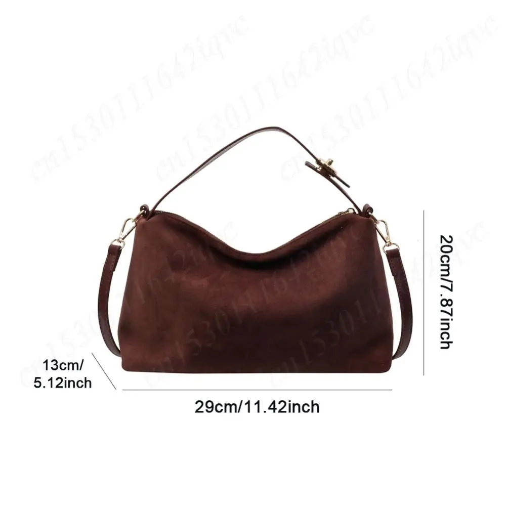 Women Suede Shoulder Bag