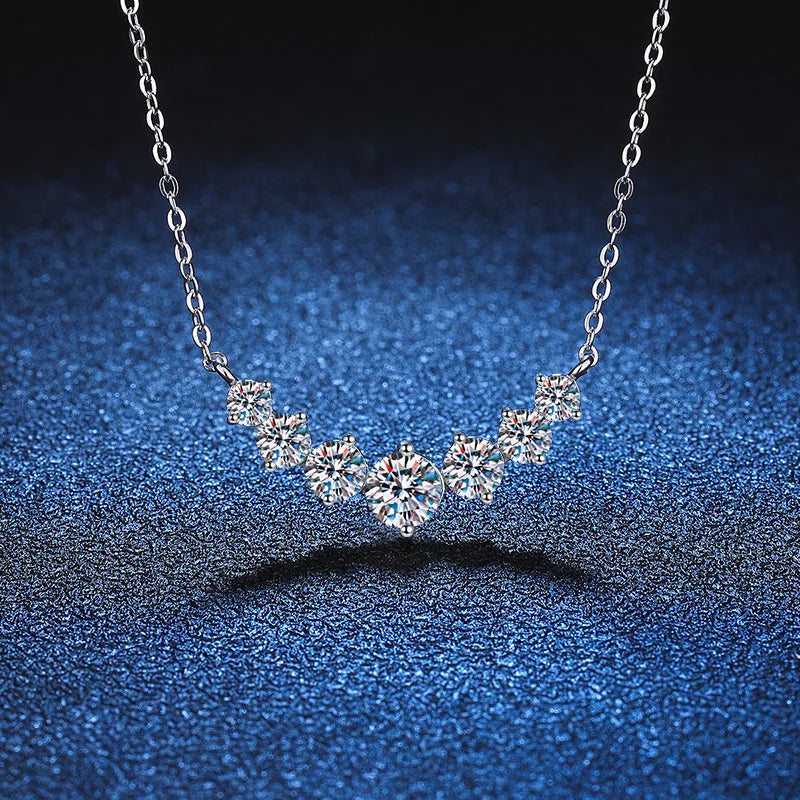 Moissanite Wedding Necklace