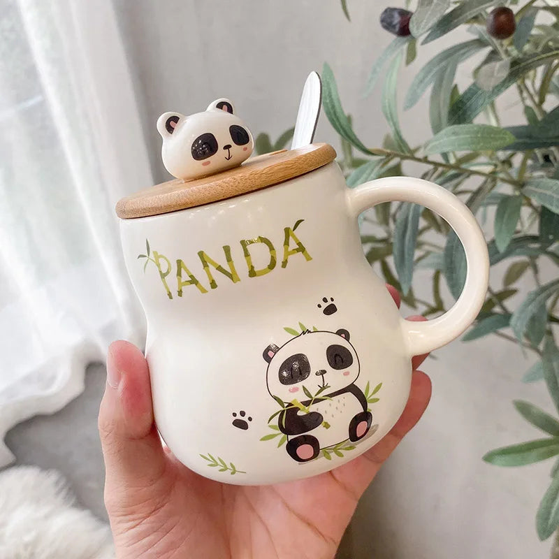 Cute Cartoon Panda Ceramic Mug