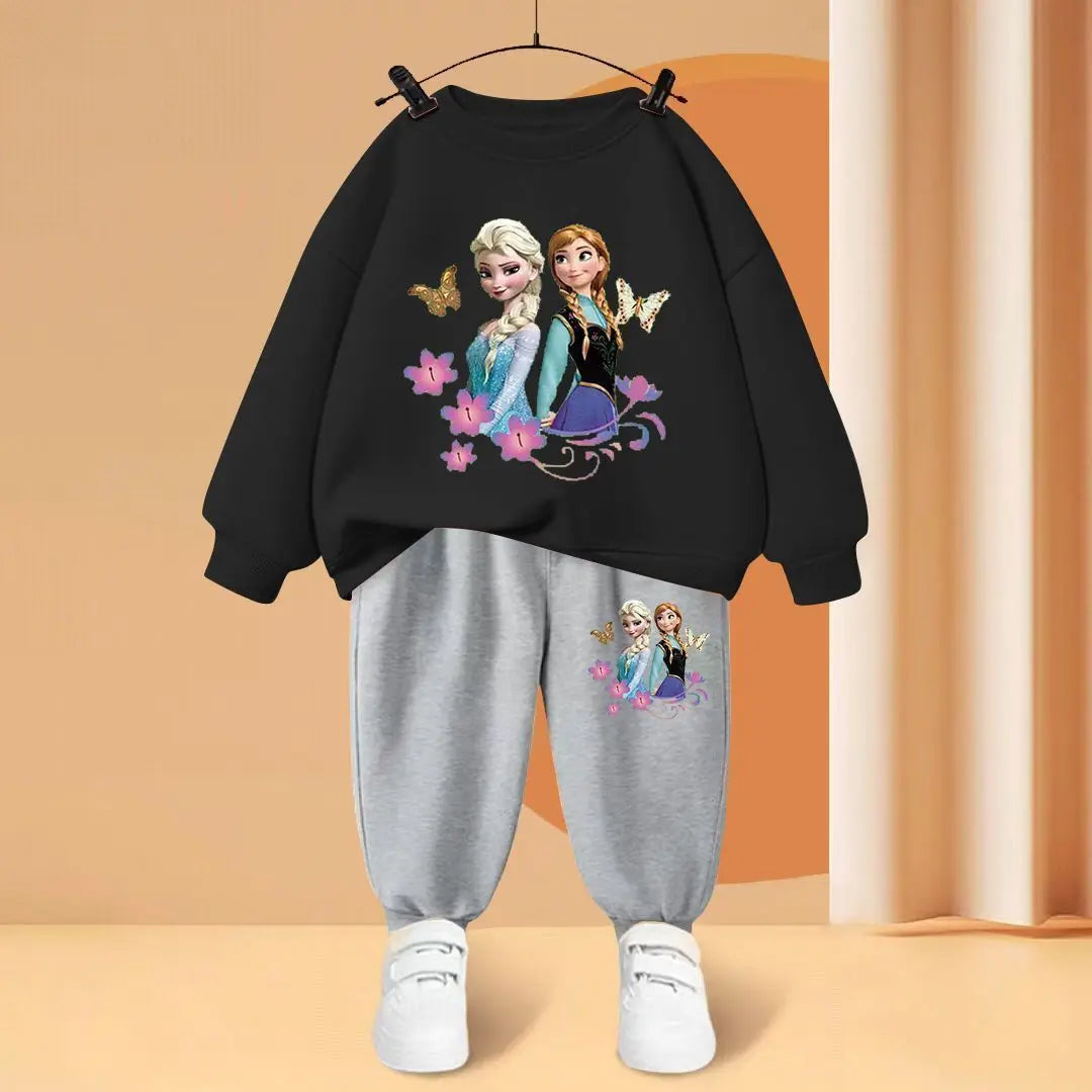 Disney Elsa Princess Kids Tracksuit Hoodie