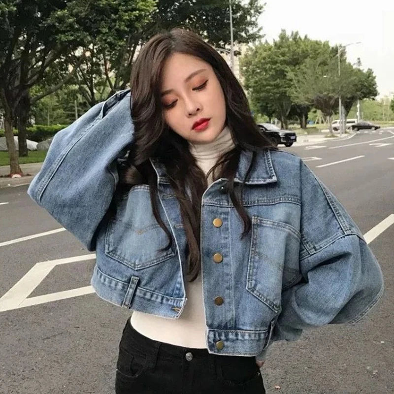 Cropped Denim Jacket