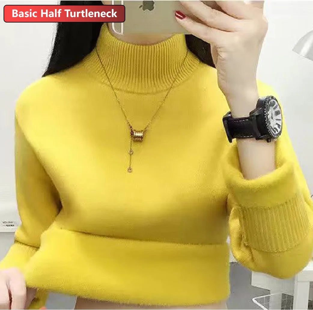 Elegant Turtleneck Winter Sweater