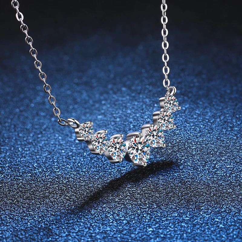 Moissanite Wedding Necklace