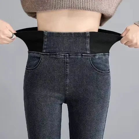 Women's High Waist Skinny Jeans Pants