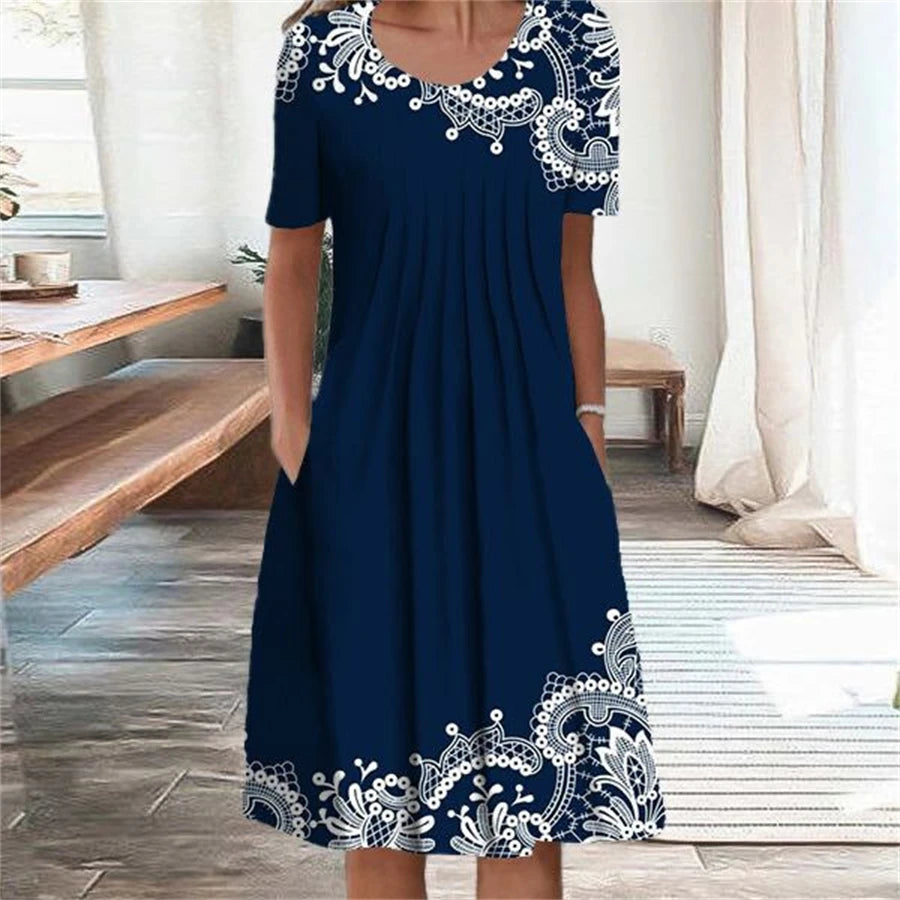 Elegant Casual Loose Dress