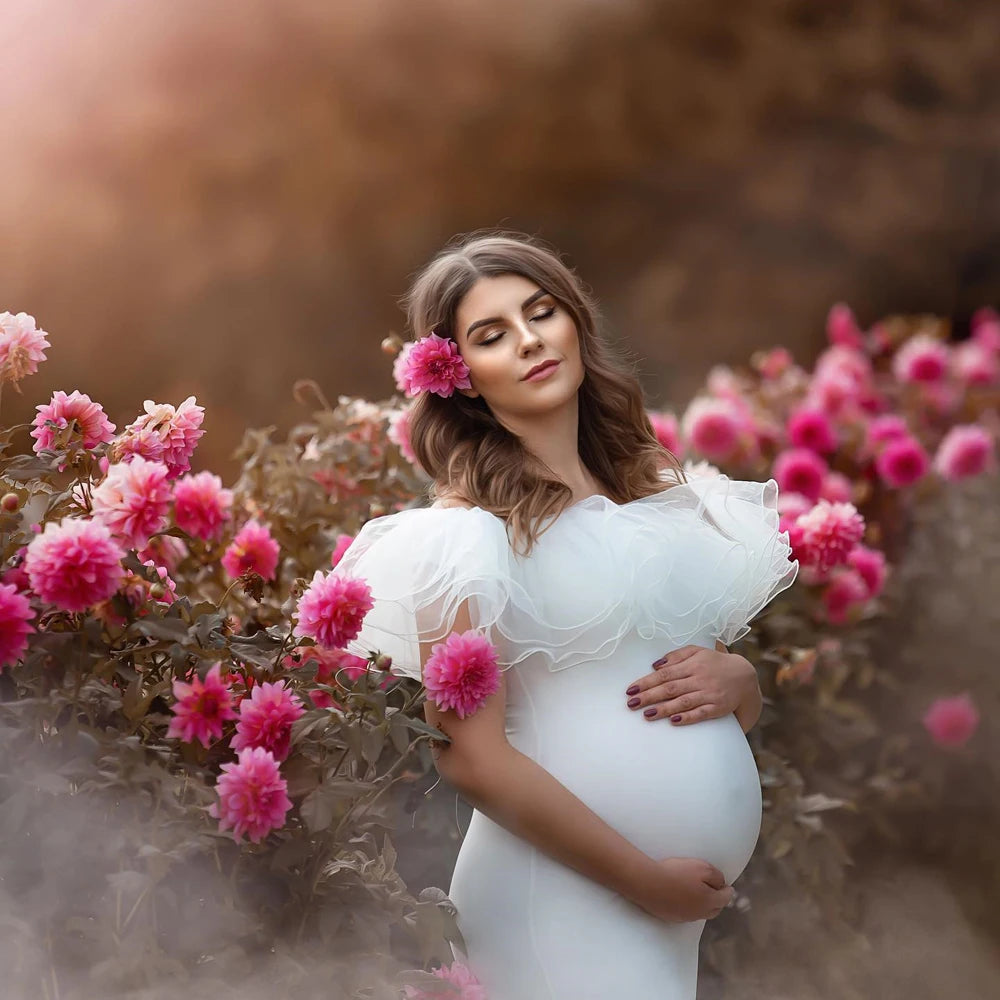 Elegant Maternity Photography Dress