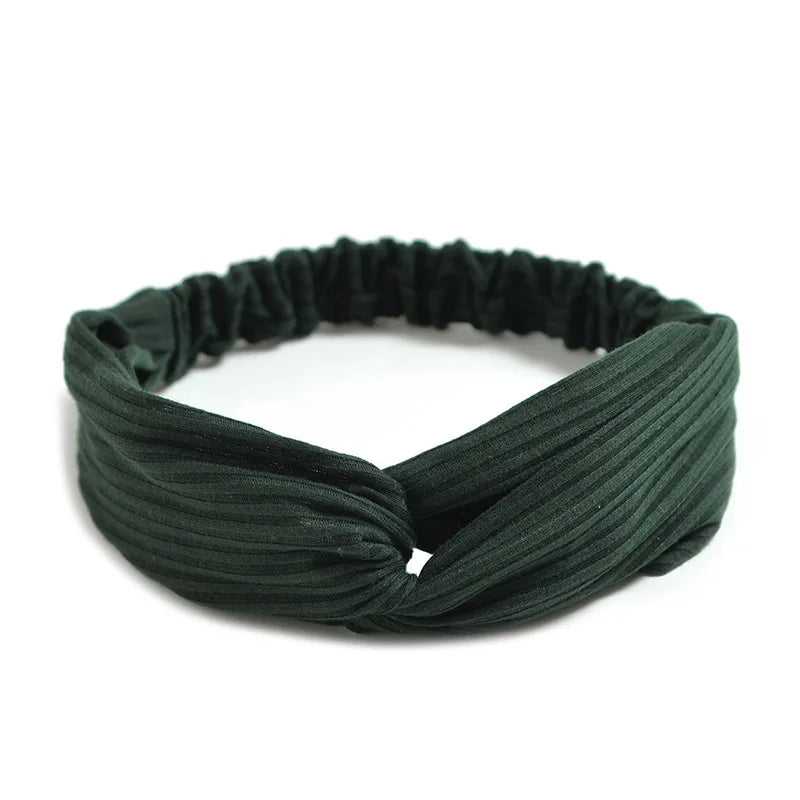 Soft Elastic Knotted Headband