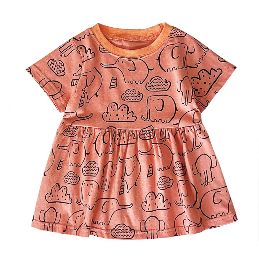 Sanlutoz Short Sleeve Summer Baby Dress