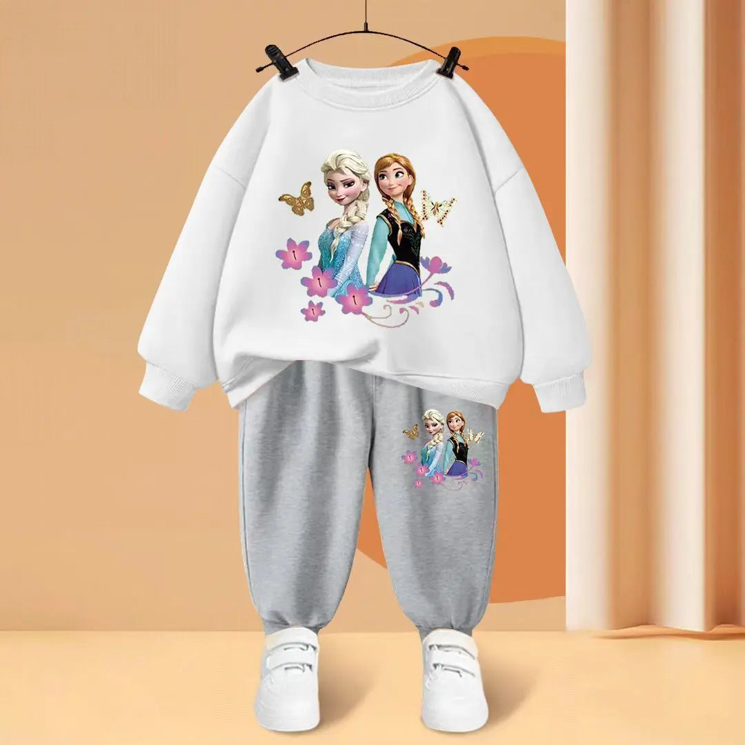 Disney Elsa Princess Kids Tracksuit Hoodie