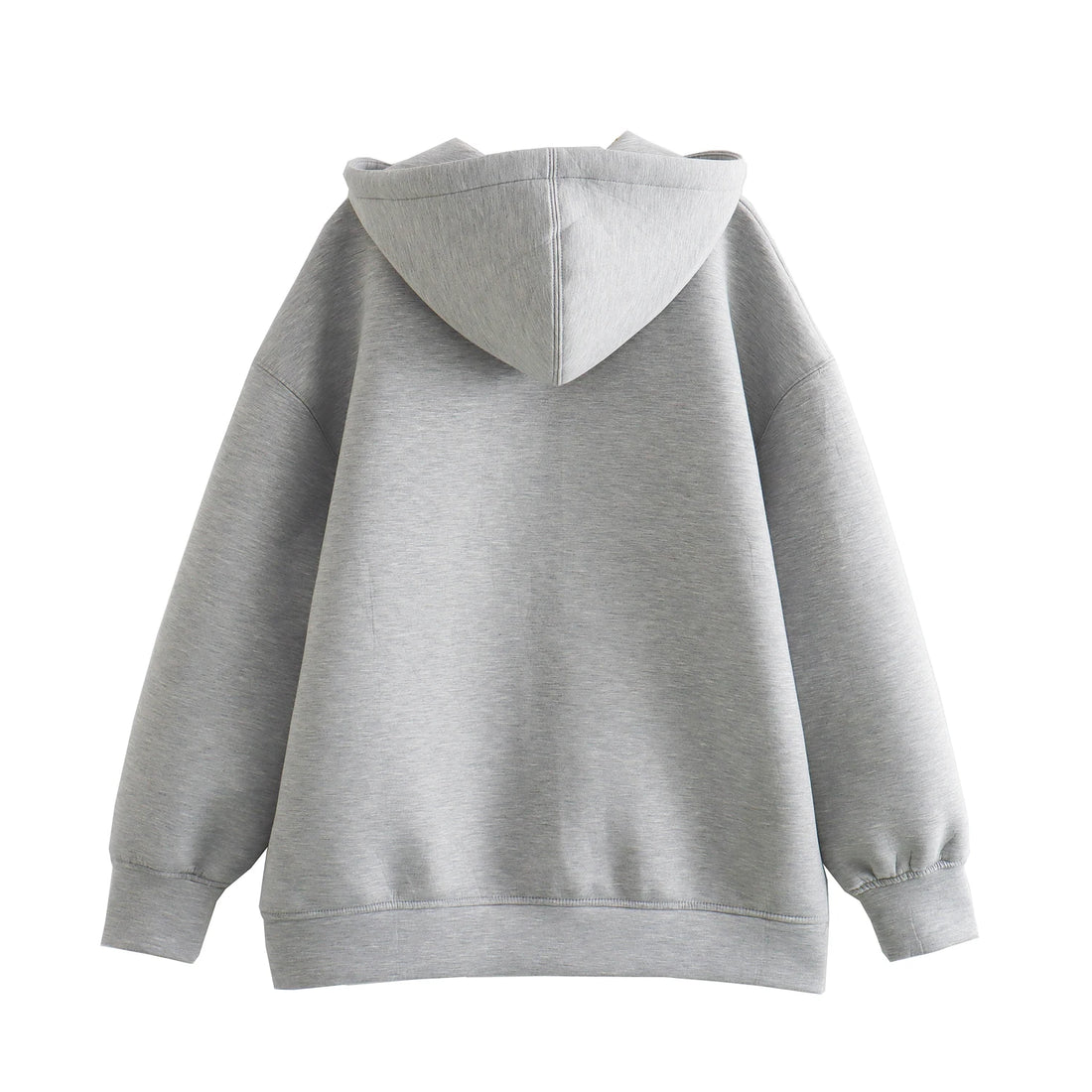 Casual Oversize Hooded Zipper Hoodie