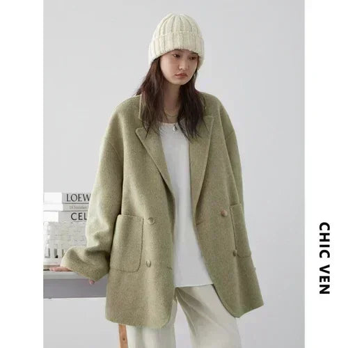 CHIC VEN Women Woolen Coat