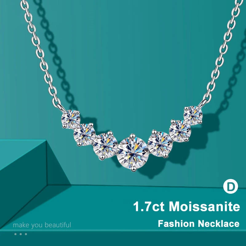 Moissanite Wedding Necklace