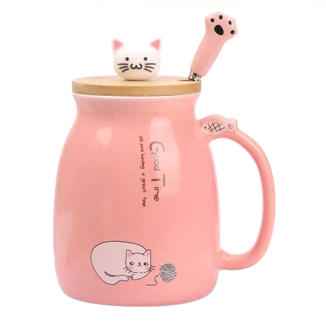 Kawaii Cat Tea Cup Ceramic Mug