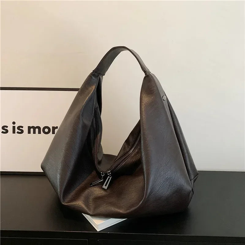 Soft Leather Hobo Trave Big