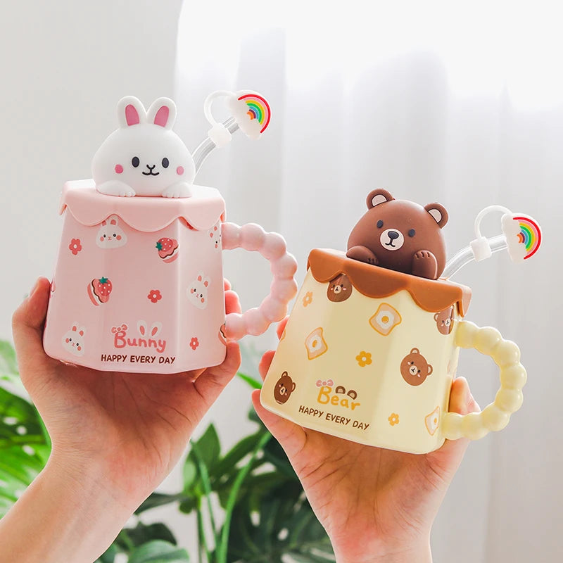 400ml Cartoon Ceramic Mug