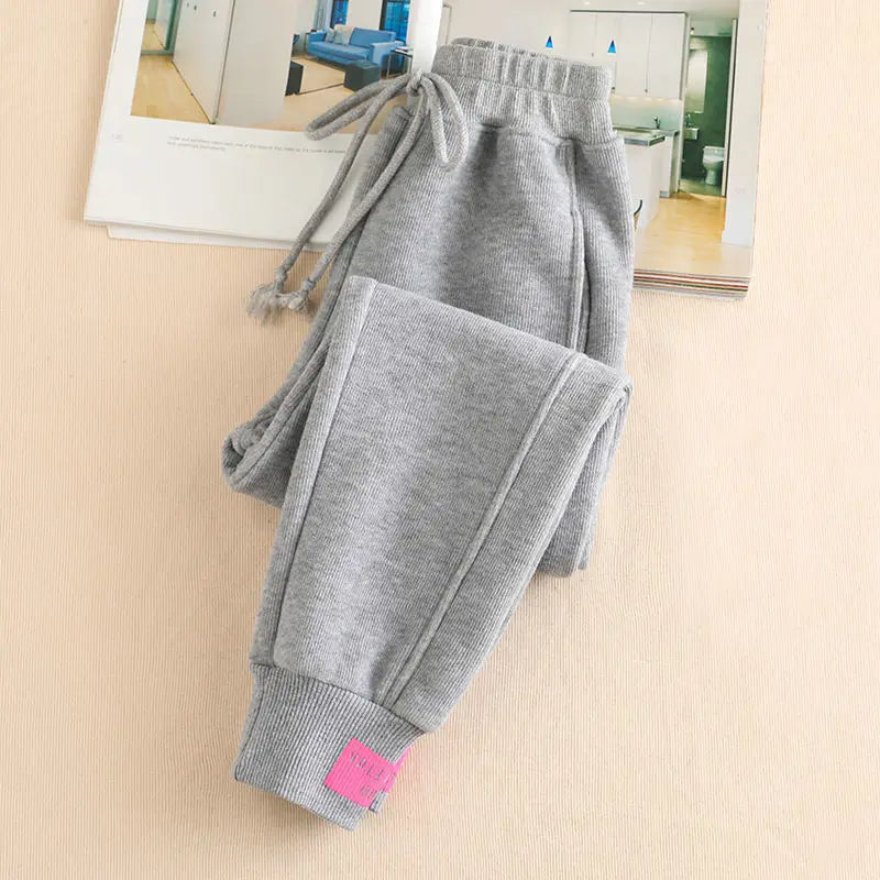 Gray Women Sweatpants