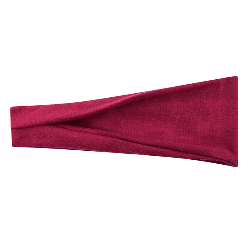 Solid Color Elastic Headband